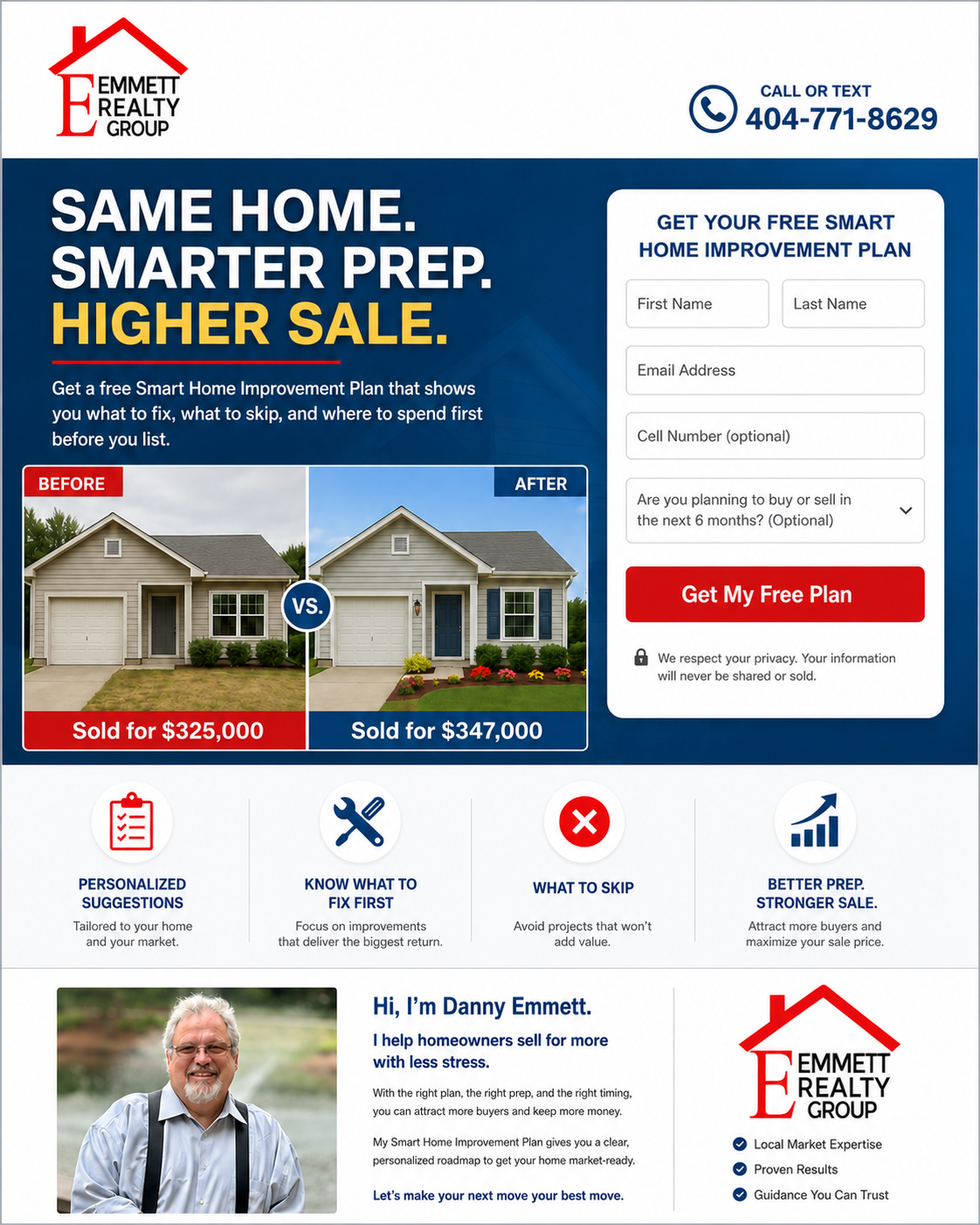 Same Home. Smarter Prep. Higher Sale.